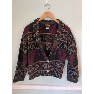 Vintage David Paul Navajo Aztec Blazer Size Small Yellowstone Crop Southwest